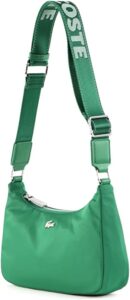 sac Lacoste vert Active Nylon Shoulder Bag Estival Blanc