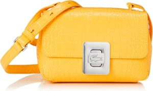 sac Lacoste jaune: Lacoste Amelia Seasonal Shoulder Bag Genet