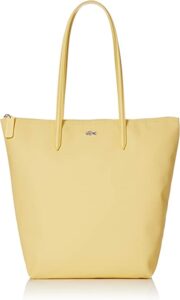 sac Lacoste jaune L.12.12 Concept Vertical Shopping Bag Pale Banana