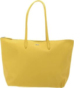 sac Lacoste jaune: Lacoste Nf1888po, Sac bandoulière Femme, 14x29.5x35 cm (W x H x L)