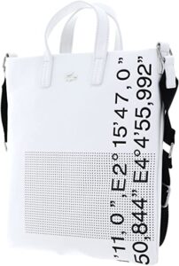 Lacoste S Shopping Bag Blanc Noir