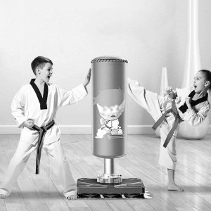 Sac de Frappe Enfant: KELITINAus Sac de Boxe Boîte de Boxe Pour Enfants Sac de Poinçonnage Accueil Enfant Taekwondo Boxe Matériel D'Entraînement Sanda Vertical Suspending Sac À Perforation Perfaction Perte de Poids Perte