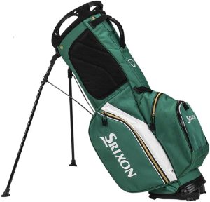 Sac de Golf Srixon: Srixon - Augusta Master - Major Limited Edition Stand Golf Bag - 4 Séparateurs de Clubs - 5 Poches Zippées Dont Une Doublée en Velour et Une Poche Isotherme - Support de Hanche Confort - 2,5 Kg