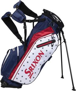 5-Sac de Golf Srixon: Srixon - Augusta Master - Major Limited Edition Stand Golf Bag - 4 Séparateurs de Clubs - 5 Poches Zippées Dont Une Doublée en Velour et Une Poche Isotherme - Support de Hanche Confort - 2,5 Kg