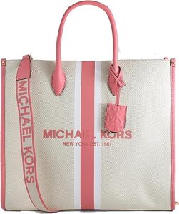 Sac Michael Kors Rose: Michael Kors Sac pour femme 35S3G7ZT3C-TEA-ROSE, blanc, 42 x 34 x 17 cm, Blanc., 42X34X17CM