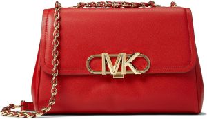 Sac Michael kors Rouge: Michael Kors XL Conv Chain Shldr, Bag Women, Crimson, Taille Unique
