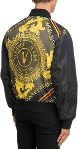 Pull Versace Jeans Couture: VERSACE JEANS COUTURE Homme Bomber Black - Multicolor