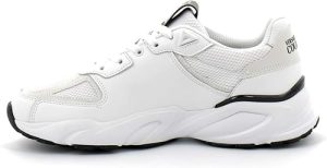 Basket Versace Jeans Couture Homme: Versace Jeans Couture Baskets Fondo Wave DIS. 28 Blanches