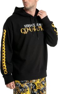Sweat Versace Jeans Couture Homme: Versace Jeans Couture Homme Sweat à Capuche Black M