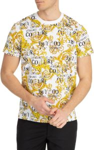 Polo Versace Jeans Couture: Versace Jeans Couture Homme t-Shirt Logo Couture White - Multicolor