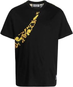 T-Shirt Versace Jeans Couture: Versace Jeans Couture Homme t-Shirt Sketch Couture Black - Gold