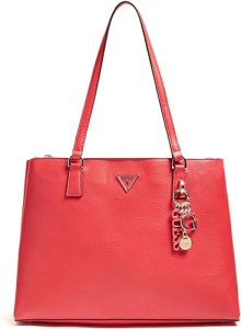 Sac Guess  Rouge: Guess Borsa shopping da donna Becca luxury satchel 3 comp. rosso B21GU37