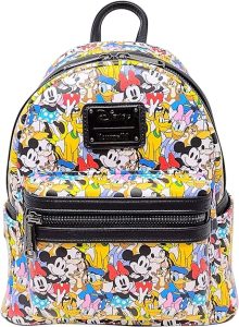 Loungefly Disney Mickey and Friends Womens Double Strap Shoulder Bag Purse