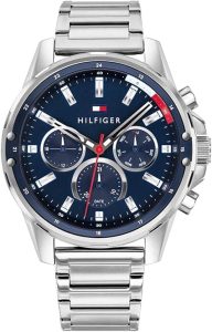 Tommy Hilfiger Analogue Multifunction Quartz Watch for Men with Stainless Steel Bracelet