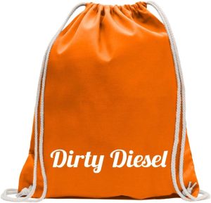 Sale Diesel Fun sac à dos sport sac de remise en forme Gymbag shopping coton avec cordon orange