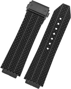 Bracelet Montre Hublot: CZKE Bracelet de Montre pour HUBLOT BIG Bang Silicone 25 * 19mm étanche Hommes Bracelet de Montre chaîne Montre Accessoires Bracelet de Montre en Caoutchouc