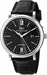 Montre IWC: IWC IW356502 Montre Bracelet Homme, Cuir
