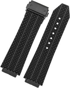 Bracelet Montre Hublot: SKM Pour HUBLOT BIG BANG Silicone Watch Band 26mm* 19mm 25mm*17mm Étanche Bracelet de Montre en Caoutchouc Montre Bracelet