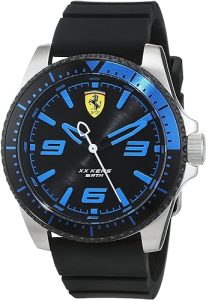 Montre Scuderia Ferrari: Scuderia Ferrari Homme Analogique Classique Quartz Montres bracelet avec bracelet en Silicone - 830466